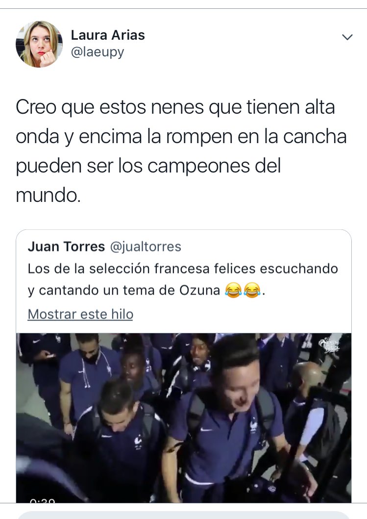laeupy's tweet photo. Fueron los mejores siempre, lo dije el 4 de julio. Aguante los macronessssss 20 años después #FRA #SentiRusia2018 https://t.co/O7GAOfAgtP