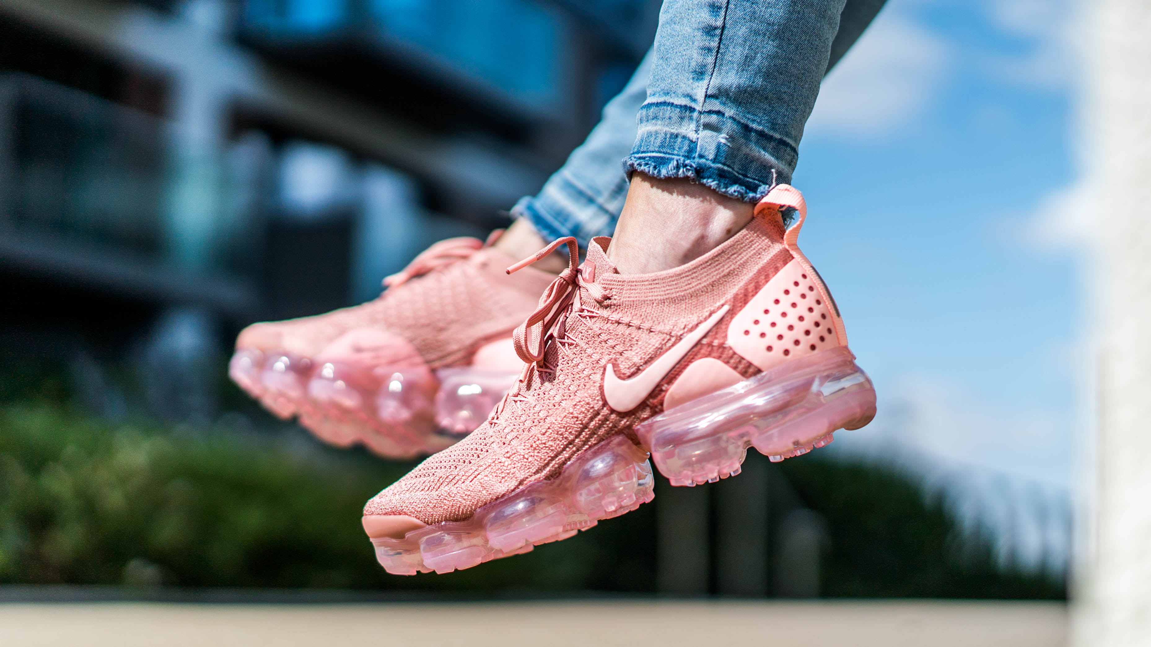 The Sole Womens al Exclusive On Foot Look At The Air VaporMax Flyknit 2 In Rust Pink 💕 https://t.co/6drRISHukU" / Twitter