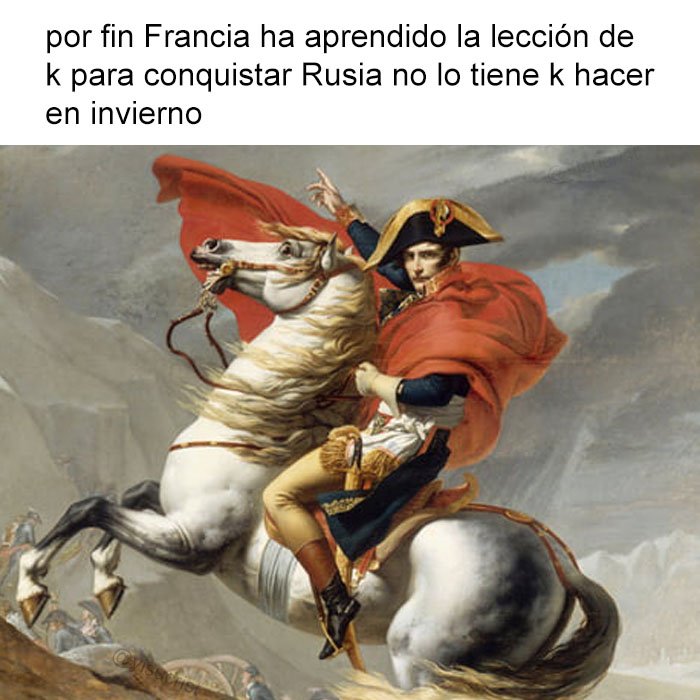 napoleón staria orgulloso