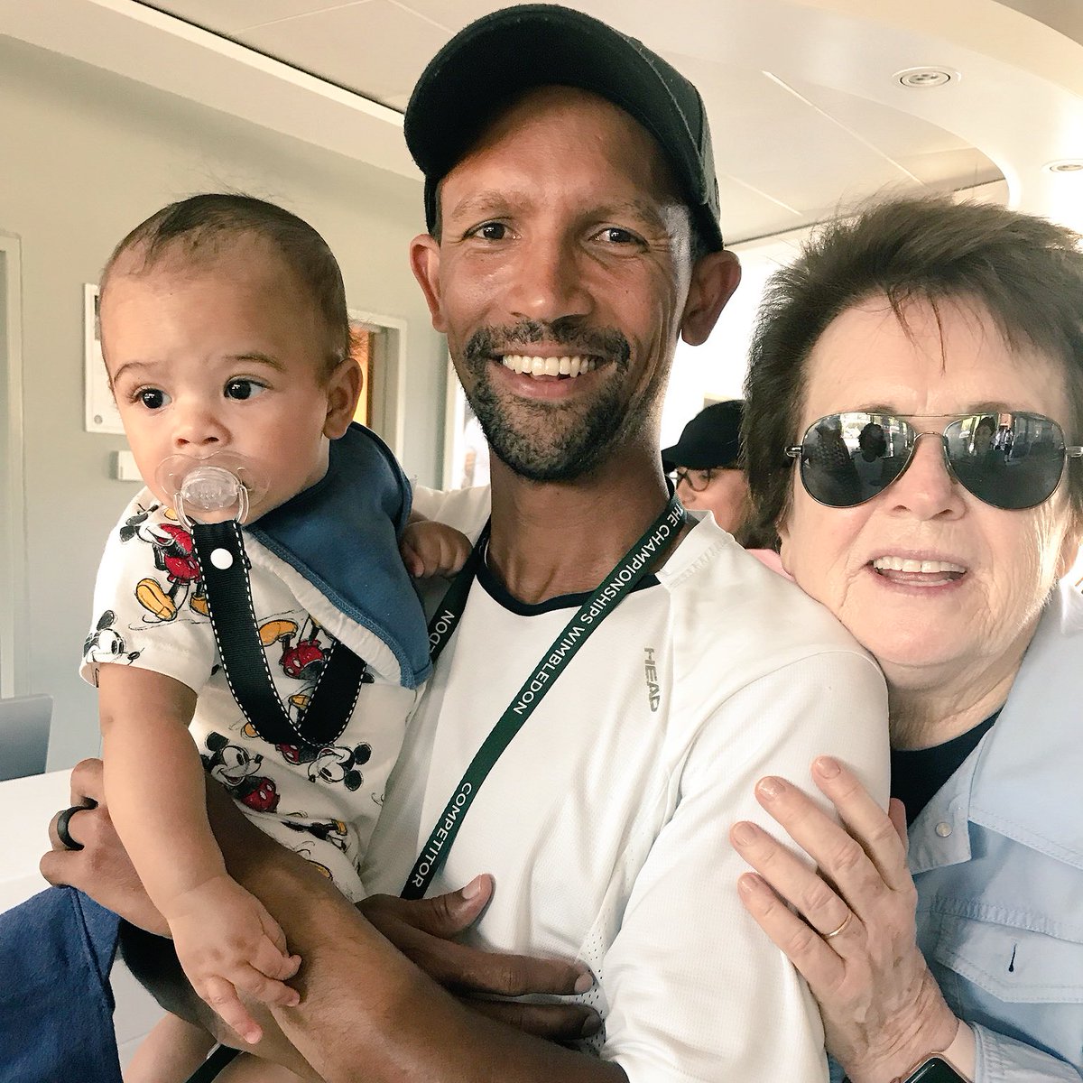 Carter Klaasen is a little ray of sunshine. Congratulations to his dad, @ravenklaasen, and Mike Venus on reaching the @Wimbledon men’s doubles finals. #Wimbledon
