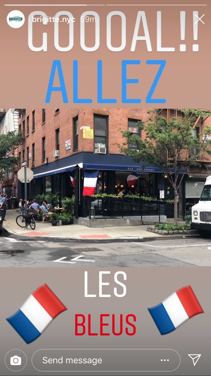 ConviviumCaters's tweet photo. What a weekend to be #french! And what an exciting day at our sister-business @ Brigitte! Congrats to #WorldCupFinal winner #TeamFrance!  A round of drinx on the house!!! https://t.co/dFTa4gmHz1