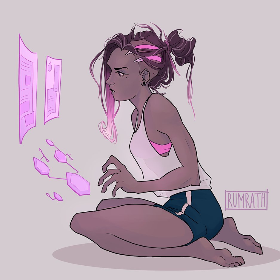 Sombra wearing her hair back? I'm in!
<a href="/carolinaravassa/">Carolina Ravassa</a> <a href="/PlayOverwatch/">Overwatch</a> #sombra #Overwatch