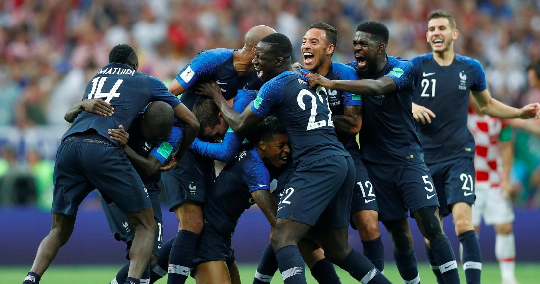 foothunch's tweet image. Congratulations to France, 2018 World Cup champions! #France #WorldCup #Champions