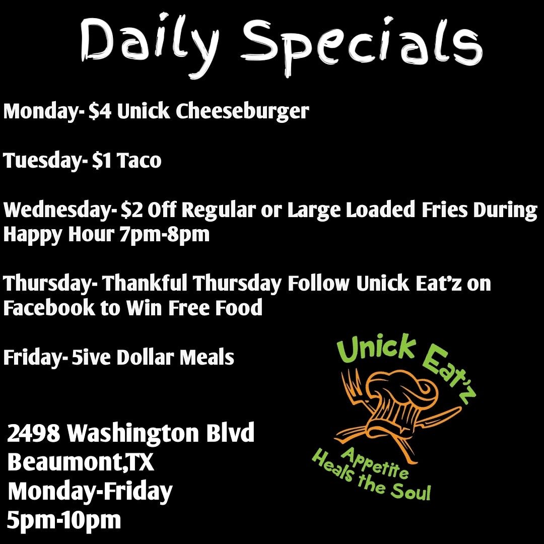 Specials!
