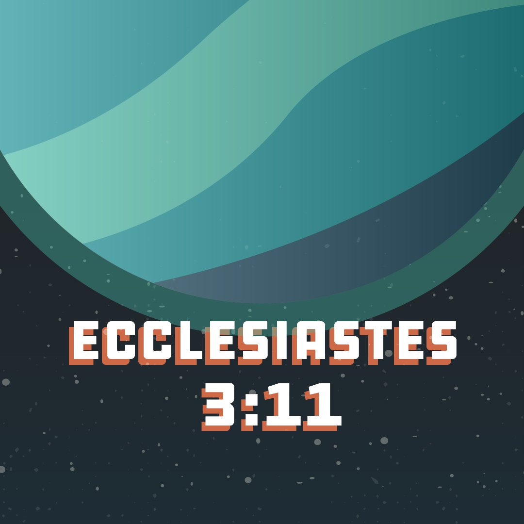 He has made everything beautiful in its time. He has also set eternity in the hearts of men; yet they cannot fathom what God has done from beginning to end. Ecclesiastes 3:11
#flatironschurch #echo #eternal #true #sundayfunday #verseoftheday