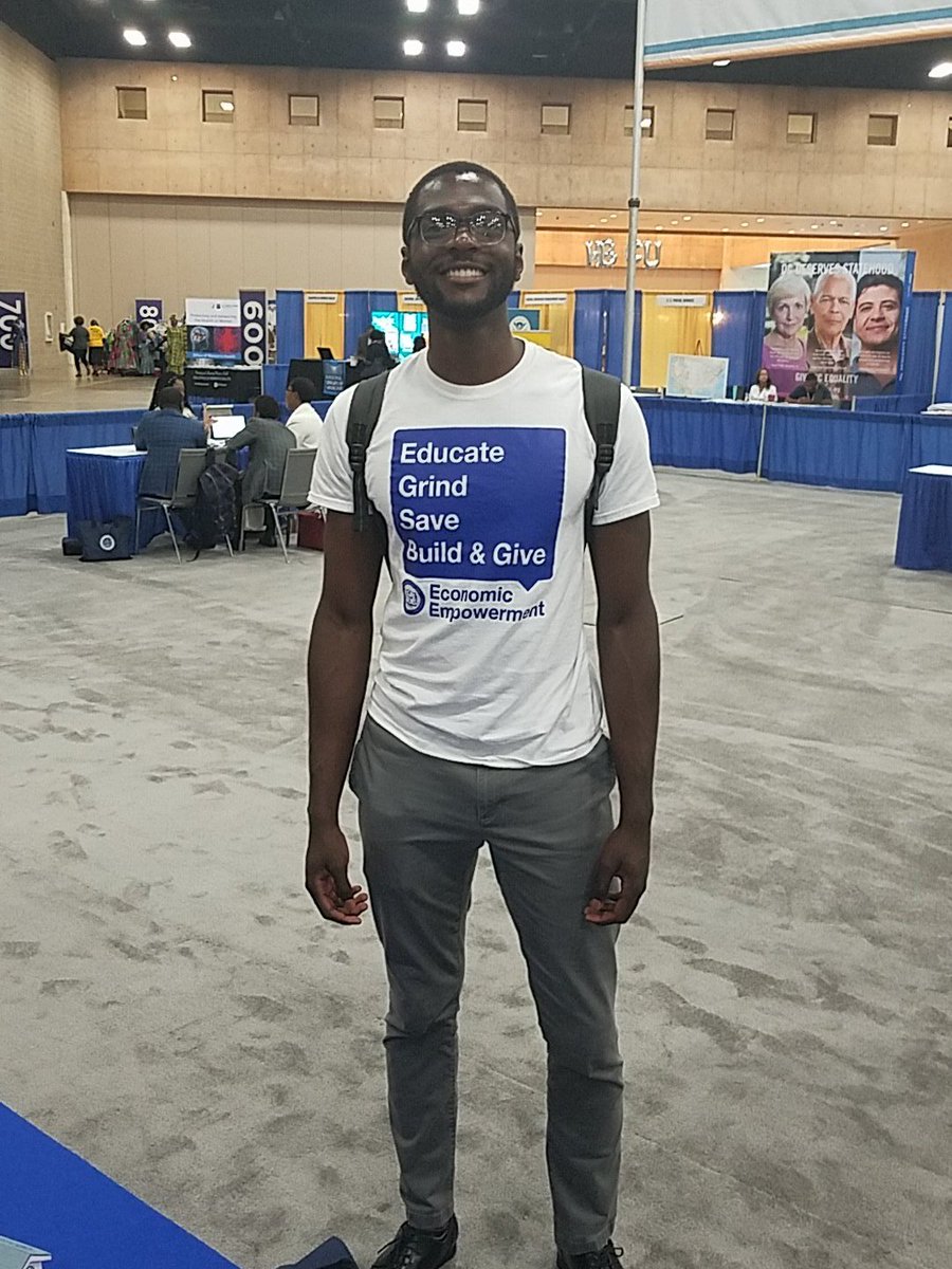 NAACPecon's tweet photo. Shout out to @GarryJohnsonIII who's sporting #TeamEcon from last year's convention in Baltimore, MD! https://t.co/pMOugBVUlu