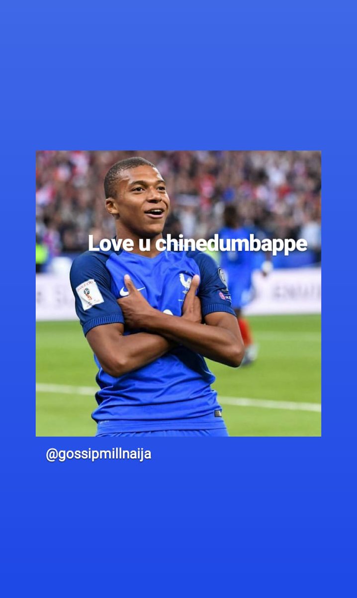precious6565's tweet photo. Lovely Game #WorldCupFinal @KMbappe Love u guy my Chinedumbappe https://t.co/o3fCbI4gxF