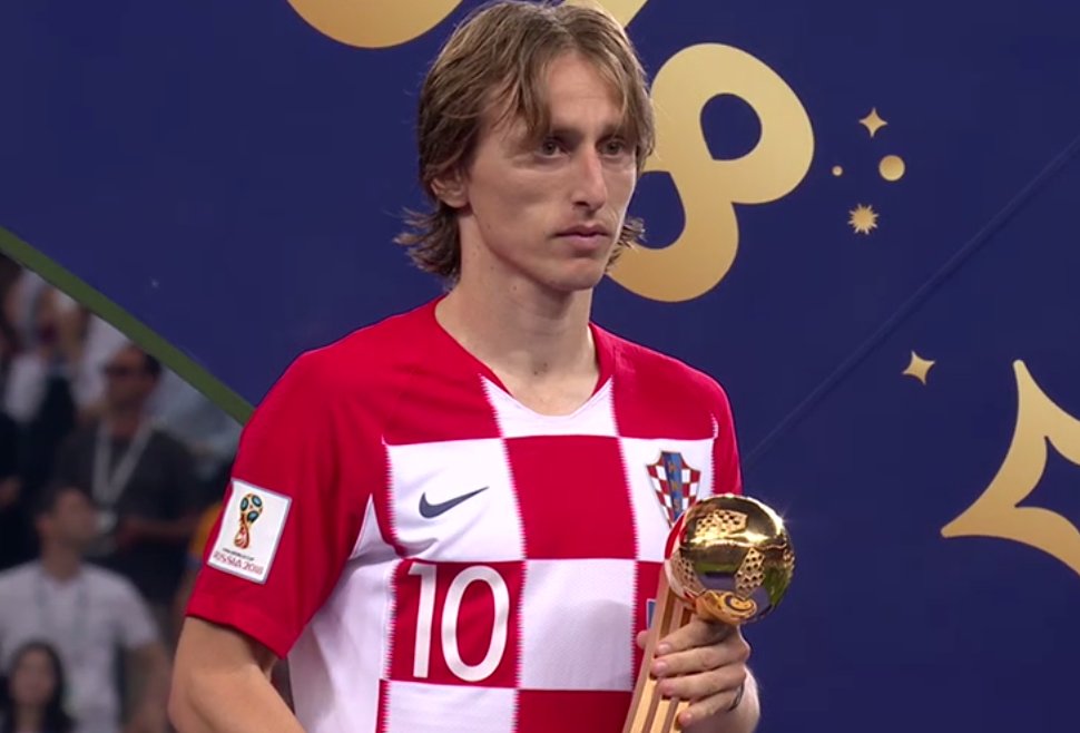 elchiringuitotv's tweet photo. 🌟Luka Modric, BALÓN DE ORO del Mundial de #Rusia2018 https://t.co/6VkQQKrU99