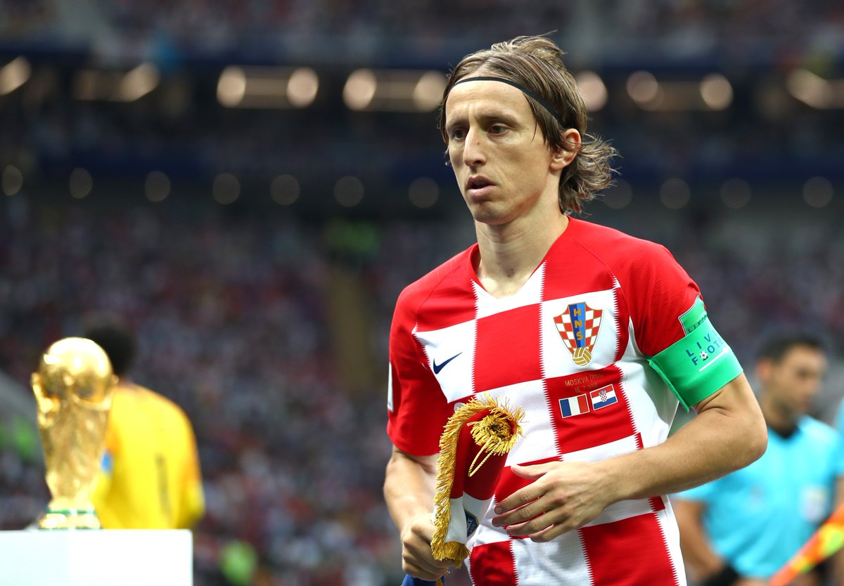 ⚽️ #CRO captain @lukamodric10 is the best player of the 2018 @FIFAWorldCup in Russia!
👏 Congratulations to the #WorldCup Golden Ball winner! 

#BeProud #Croatia #WorldCupFinal #Vatreni🔥