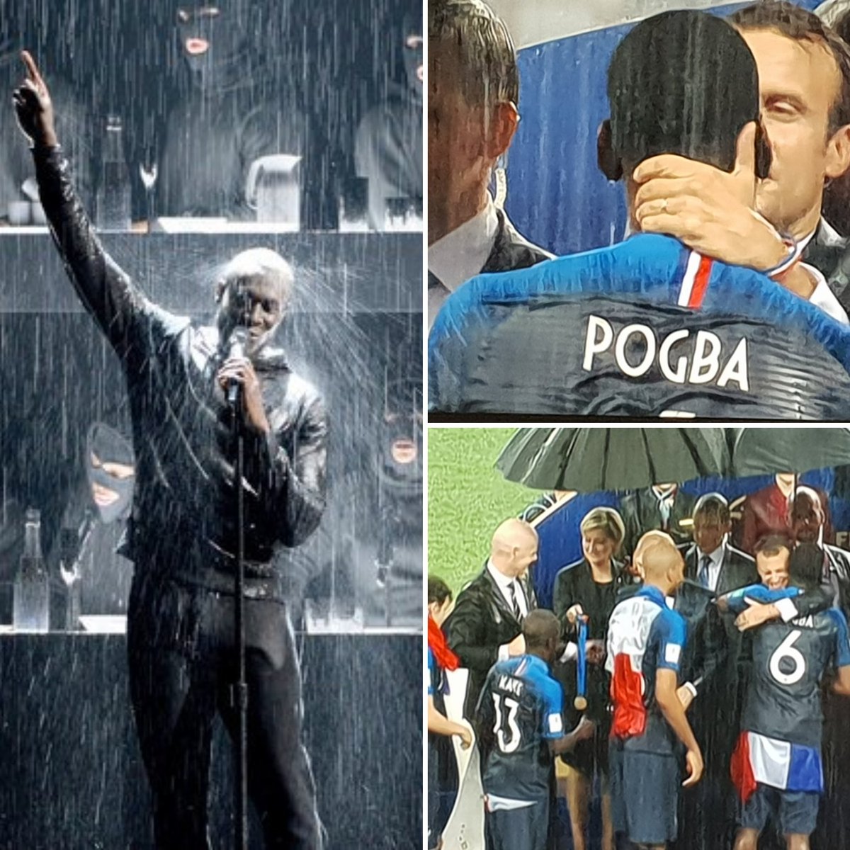 Looks like the #WorldCupFinal took inspiration from #Stormzy and his #Brits performance, congrats France!