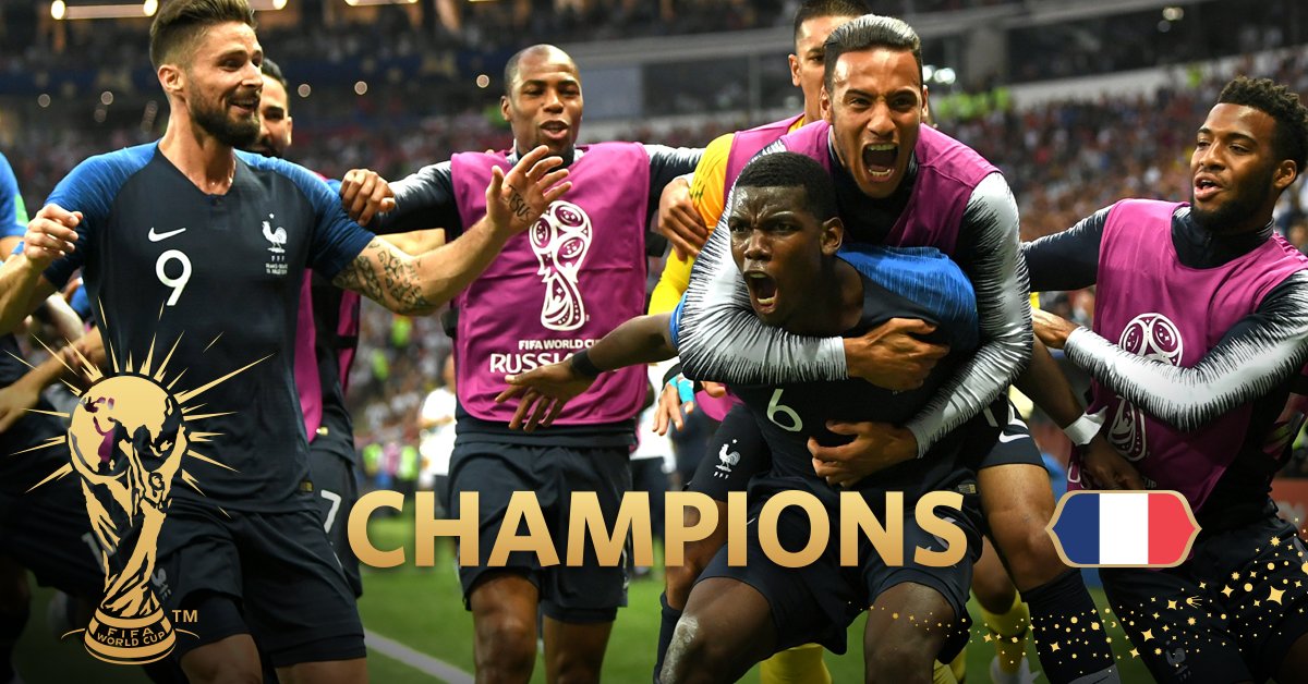 #WorldCup Campeones
#BRA 5
#GER 4
#Italia 4
#ARG 2
#FRA 2
#URU 2
#ESP 1
#ENG 1