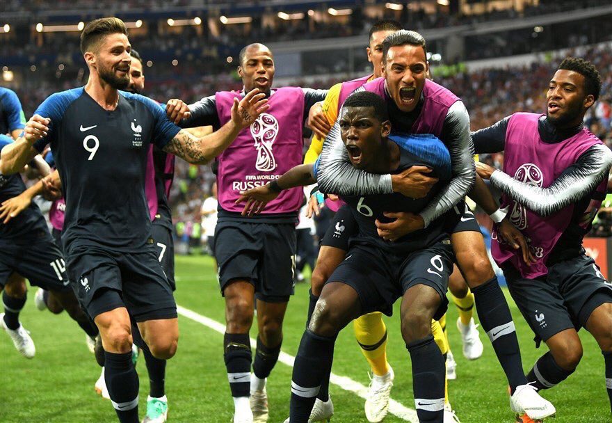 #FRA⁠ ⁠ wins the #WorldCup⁠ ⁠! Huge respect to #CRO⁠ ⁠ for beating the odds and fighting until the end! Incredible #WorldCupFinal #FIFA18