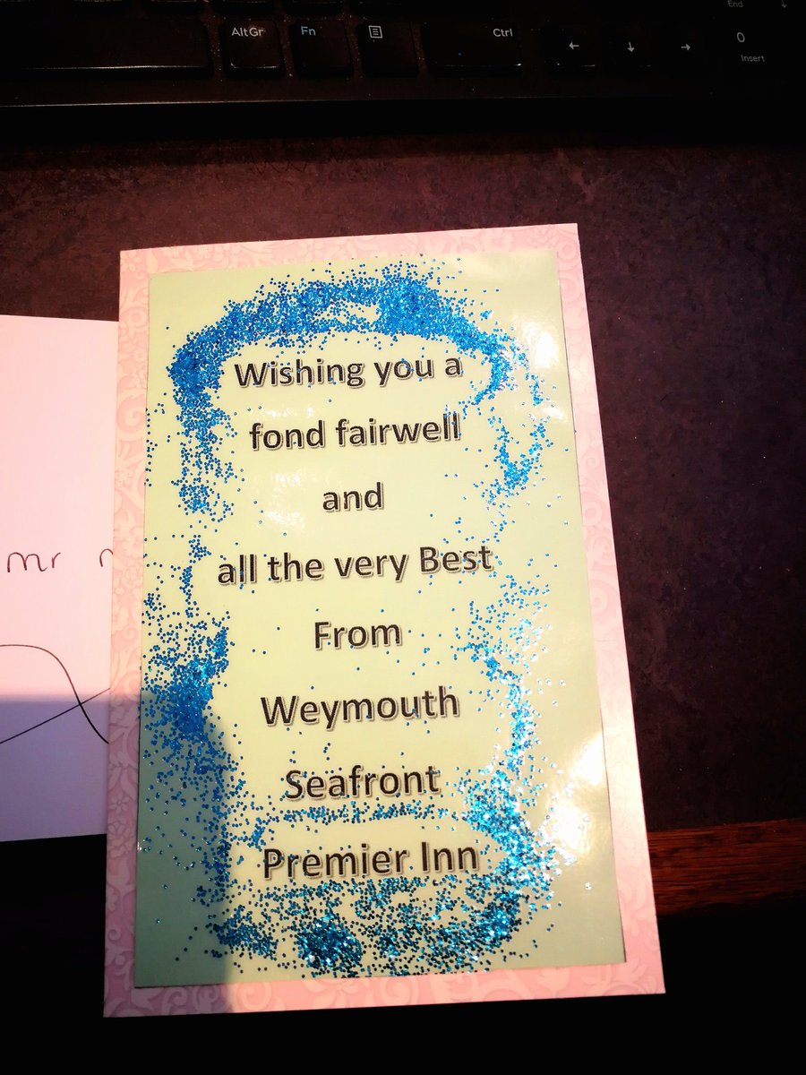 Another quick craft, wishing one of our long stay guests a fond fairwell... We shall miss you! #handmade @PIWEYMOUTHSF <a href="/linfred462/">Mark Linnington</a> <a href="/RakeshMistry87/">Rakesh Mistry</a> <a href="/PIHantsHearts/">HampshireHeartsPI</a> <a href="/SDEBDD/">simon ewins</a>