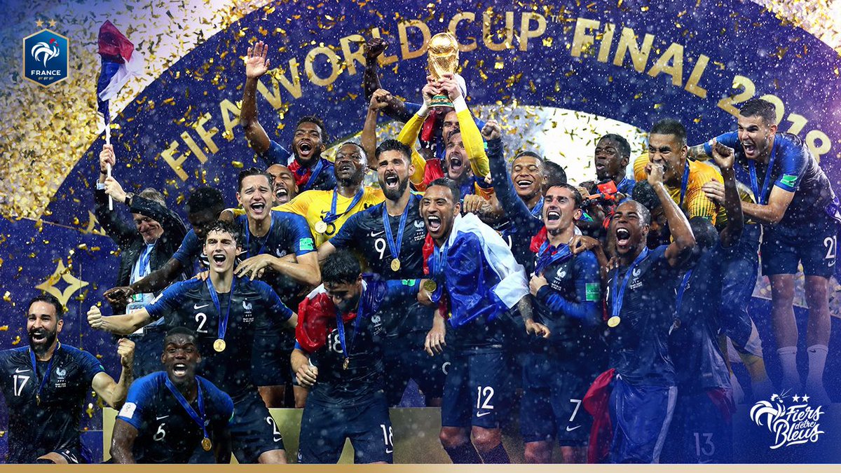 France Diplomacy🇫🇷🇪🇺 on X: WE ARE THE CHAMPIONS – OF THE WORLD! @FrenchTeam #WorldCup / X