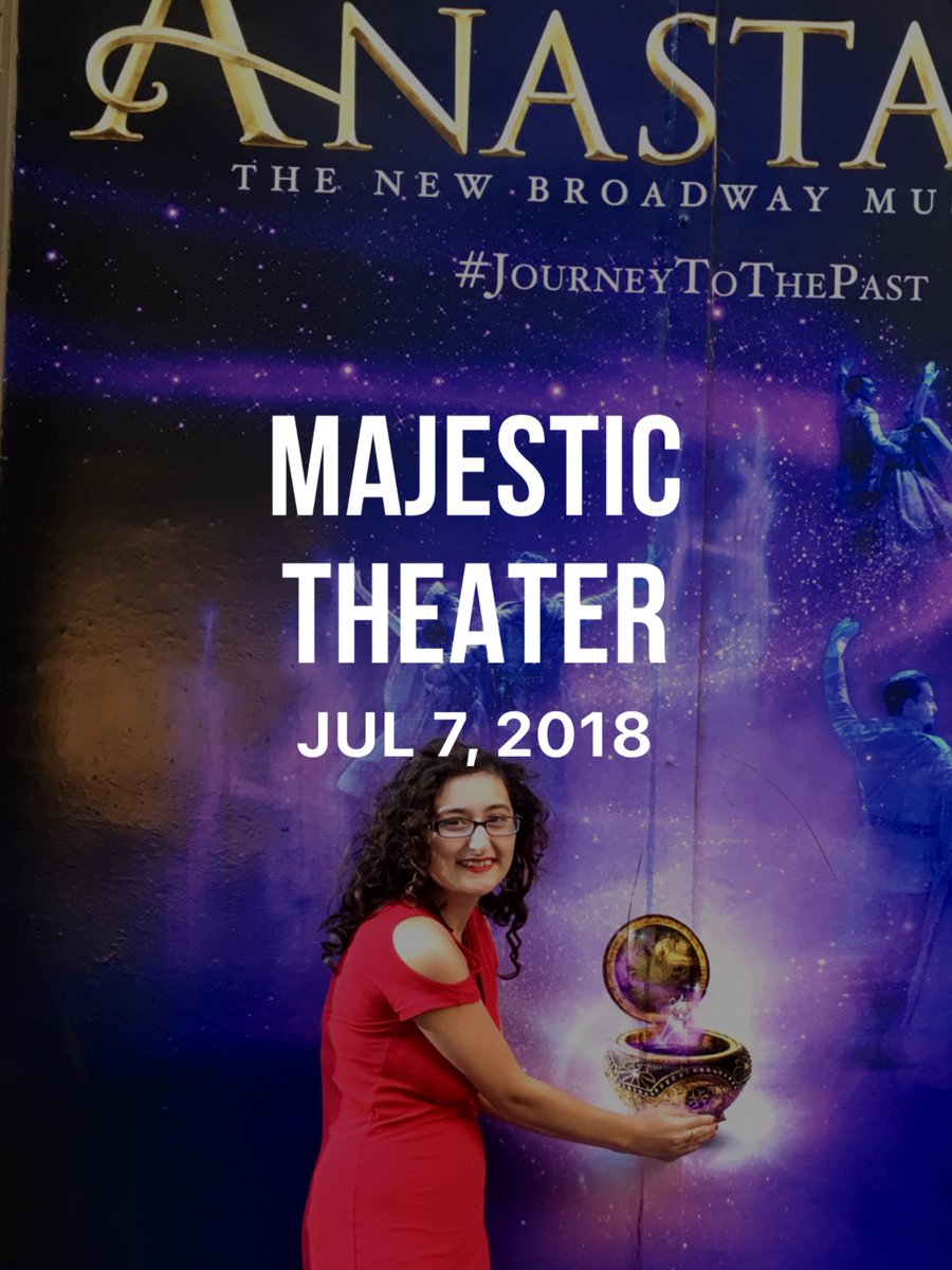 almost_abrianna's tweet photo. #AnastasiaMusical. Also, shout out to my mom's iPhone for naming the wrong theater. Lol https://t.co/5E4wpH6SIC