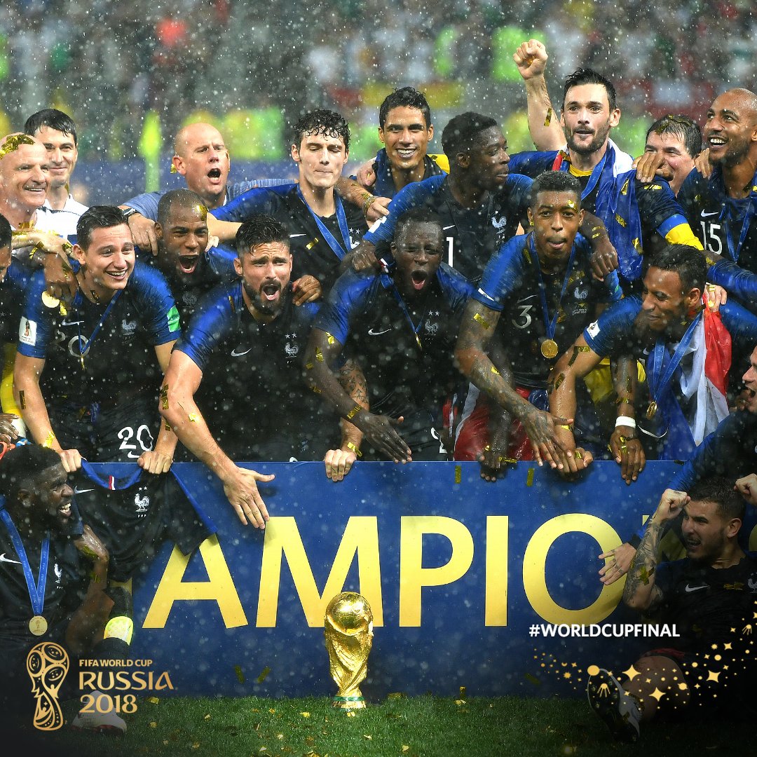 France Diplomacy🇫🇷🇪🇺 on X: WE ARE THE CHAMPIONS – OF THE WORLD!  @FrenchTeam #WorldCup  / X