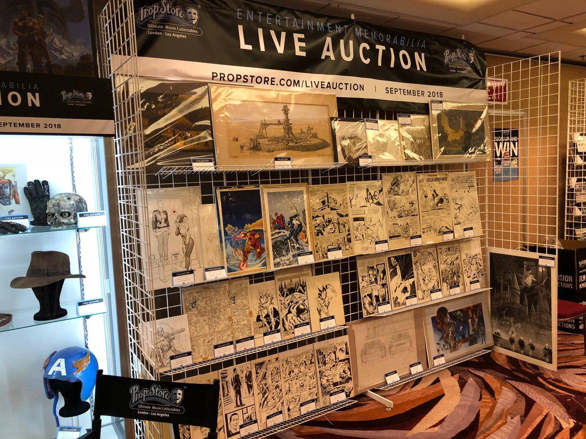 ultimatelashow's tweet photo. Original comic art and film production art coming up for sale in Prop Store's Entertainment Memorabilia Live  Auction this Fall. Take a look today at the #laultimateshow https://t.co/CUdY3bOW4K