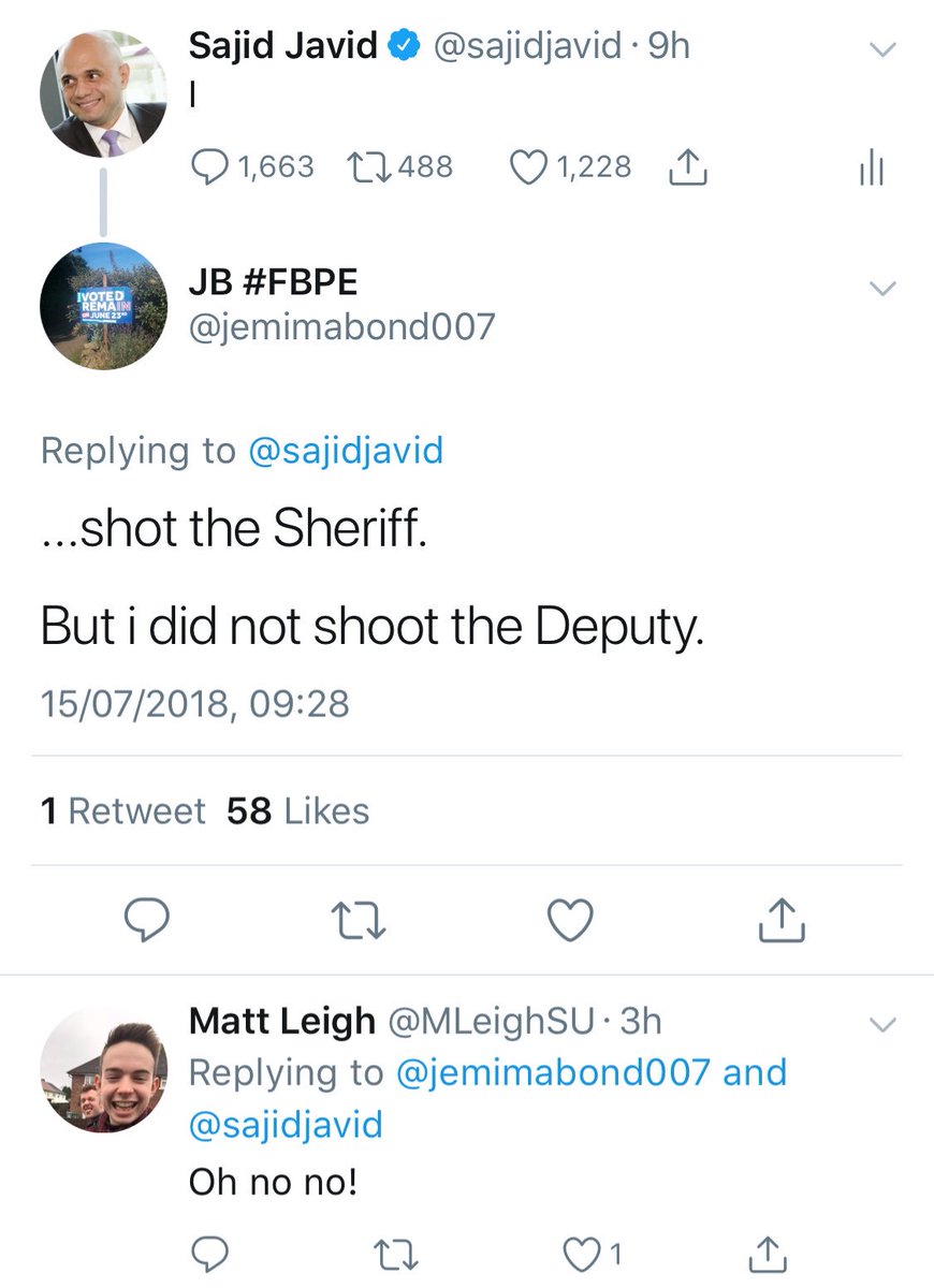 Sajid Javid tweet media