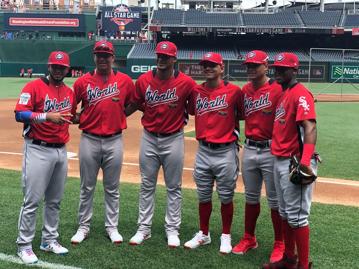 ¡#ArepaPower ACTIVADA! 🇻🇪💪 Es un gran orgullo ver a nuestra tierra representada. #FuturesGame #MLBVenezuela