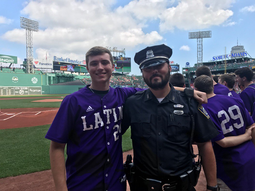 BLSBaseball222's tweet photo. Happy to share a lifetime memory today with Big Kev, his Dad and the rest of the 2018 D1 North Champions. https://t.co/SwpcVJ2Yav