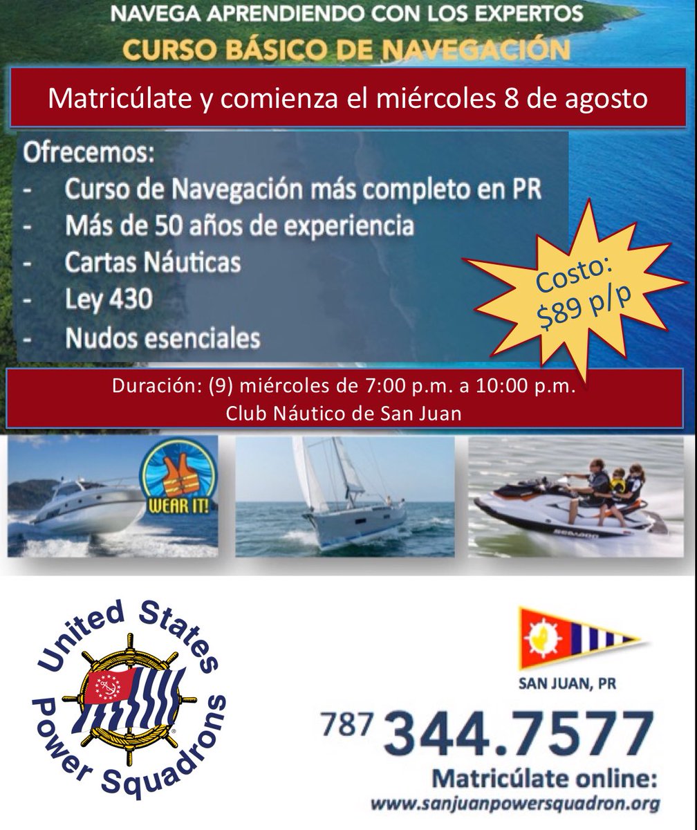 RickyNegrn's tweet image. Curso de Navegación...$89