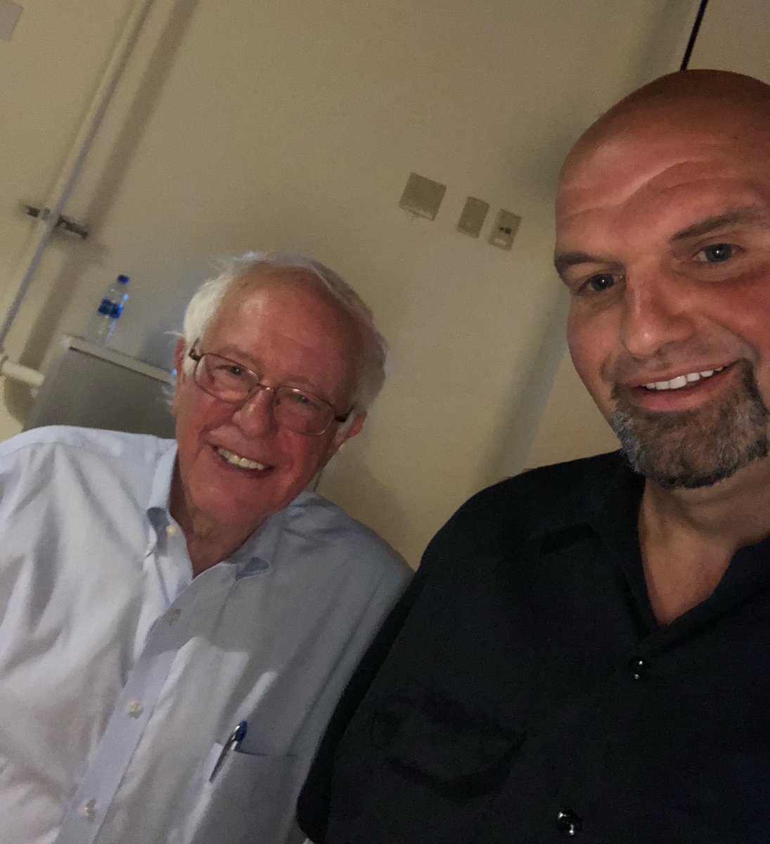 Backstage with <a href="/BernieSanders/">Bernie Sanders</a> !