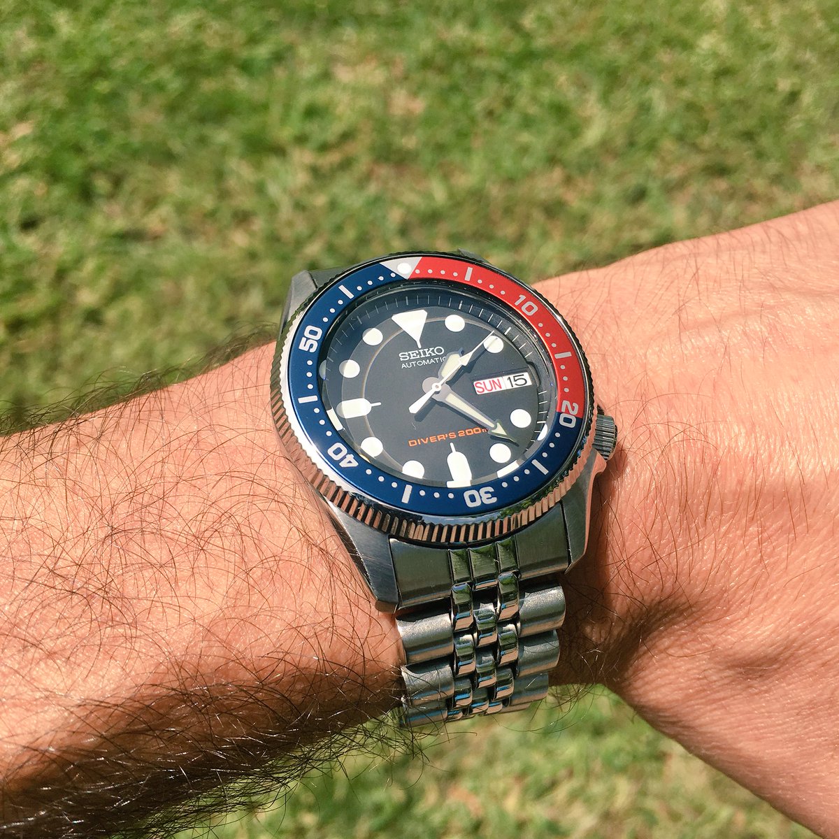 seiko skx013 pepsi bezel