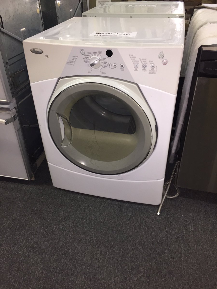( SALE )
 Whirlpool dual Sport dryer 
 * Model # WED83005W2
 *1201208 Volts 
 * 3 or 4 wire connection
 * knob broken  
 $75