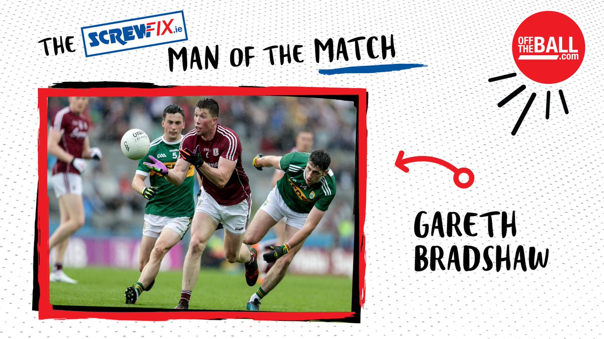 offtheball's tweet photo. #ScrewfixMOTM
Galway's Gareth Bradshaw was voted man of the match after the Tribesmen secured their first championship victory over Kerry in 53 years. #Super8s
@ScrewfixIreland https://t.co/wEN90cil6W
