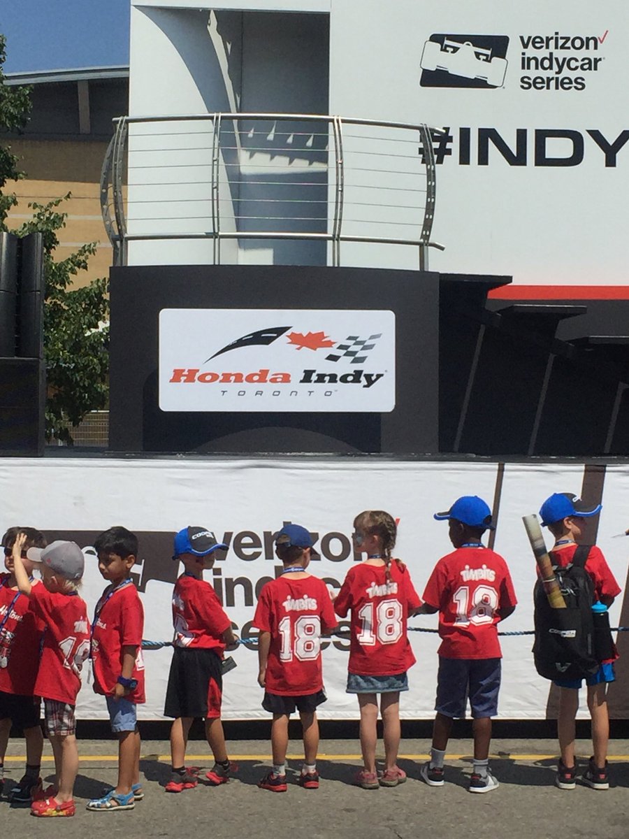 It’s almost driver introduction time @hondaindy #indyTO #RookieRacers