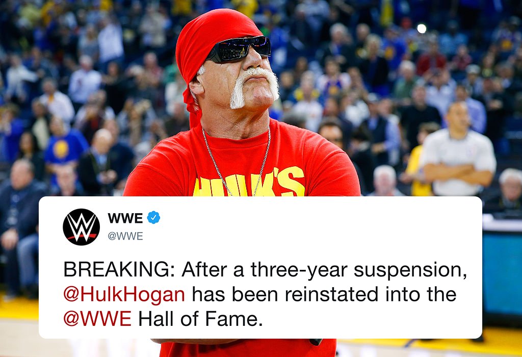 SInow's tweet photo. Hulk Hogan is back https://t.co/9EQYGIxHUe
