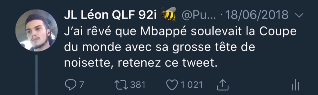 Puliome's tweet photo. @KMbappe J’avais prédis ta victoire petit frère https://t.co/xCzv6pXGO8