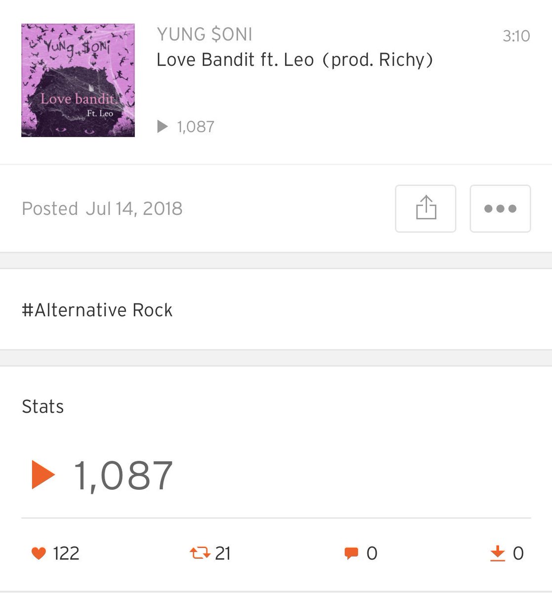 YungSoni's tweet photo. Y’all are really fuckin with this rn 😨 link in bio run it uppppp 🕺🏽💞 https://t.co/9k0mCrljQw