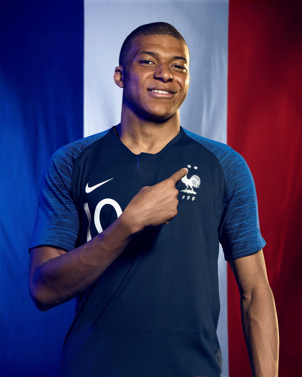nikefootball's tweet photo. A Star is born. @KMbappe 
⠀ ⠀
Believe. #justdoit https://t.co/69rgajB0pl