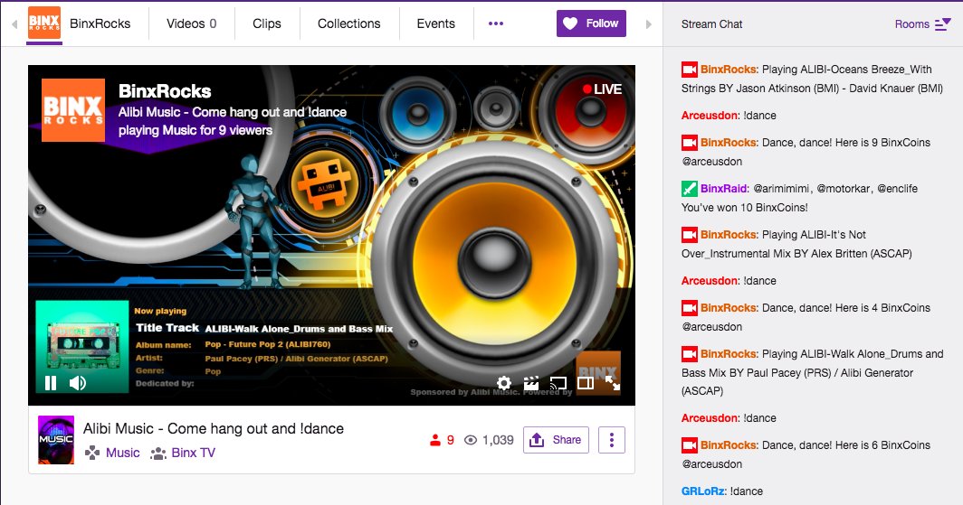 binxtv's tweet photo. Want an easy way to listen to music as you play and even earn BinxCoins for free? Come join the BinxRocks @Twitch live stream, where you can even pick the music played next!

#music #BinxTV #Twitch #BinxRocks #24/7 #gaming #earn #BinxCoins #live #Binx #stream #play #streaming https://t.co/UdJBf2mknV