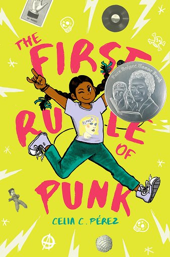 KickButtKidLit's tweet photo. There's still time to check out the Kicking Back with Kick-butt interview featuring @CeliaCPerez and enter to win a copy of her book, THE FIRST RULE OF PUNK! #kickbuttkidlit #WeReadMG https://t.co/3t9NB1hyqC https://t.co/fMqCp42Ckq