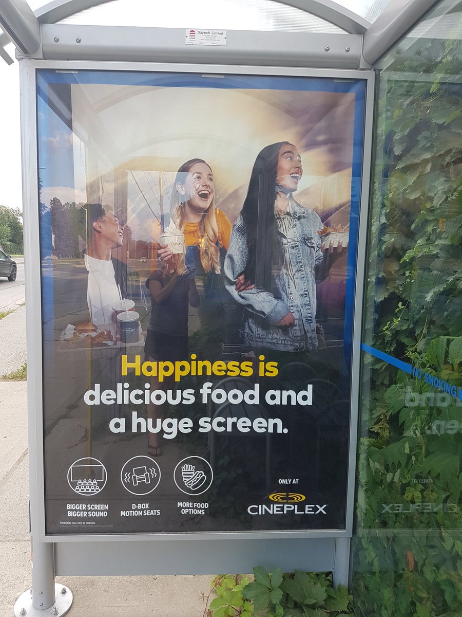 anitacramp's tweet photo. Question - Which one of these bus stop ads is evidence-based? Interesting fact, these ads are 2 bus stops apart on Fanshawe Park Rd #ldnont @MiddlesexHKCC @MLHealthUnit @YoniFreedhoff https://t.co/Fl9hcwEGM9