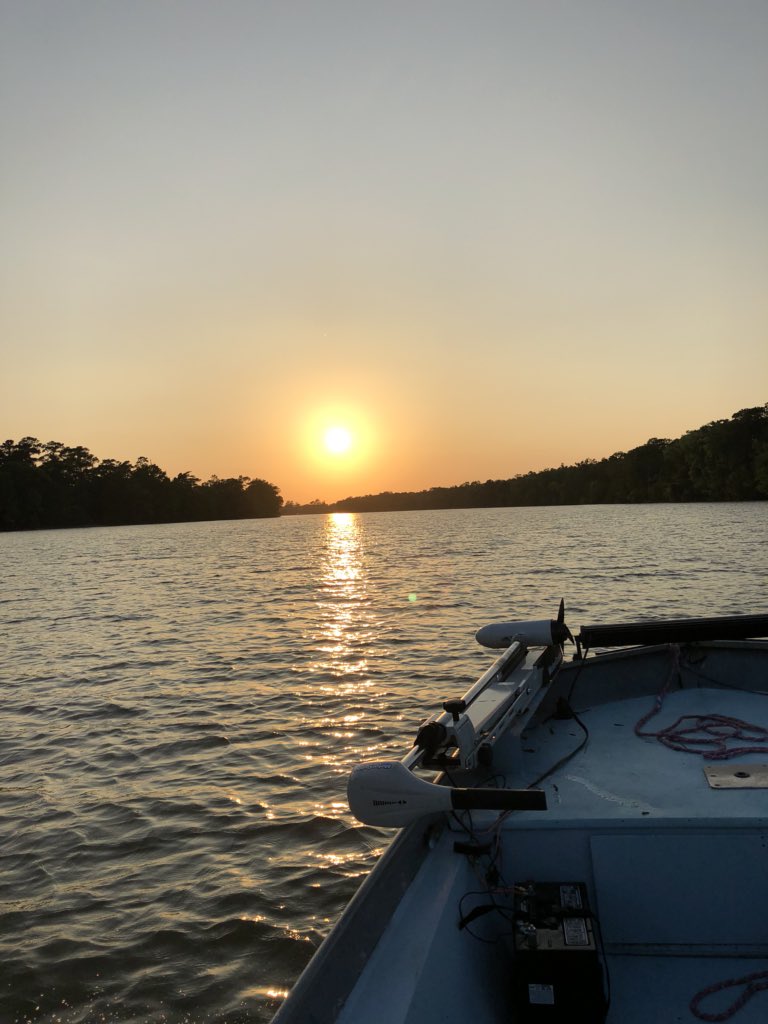 trey_godeaux's tweet photo. Nice evening on the river! https://t.co/CwngJfMWi8