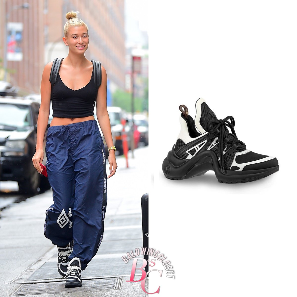 Hailey Baldwin Louis Vuitton Sneakers