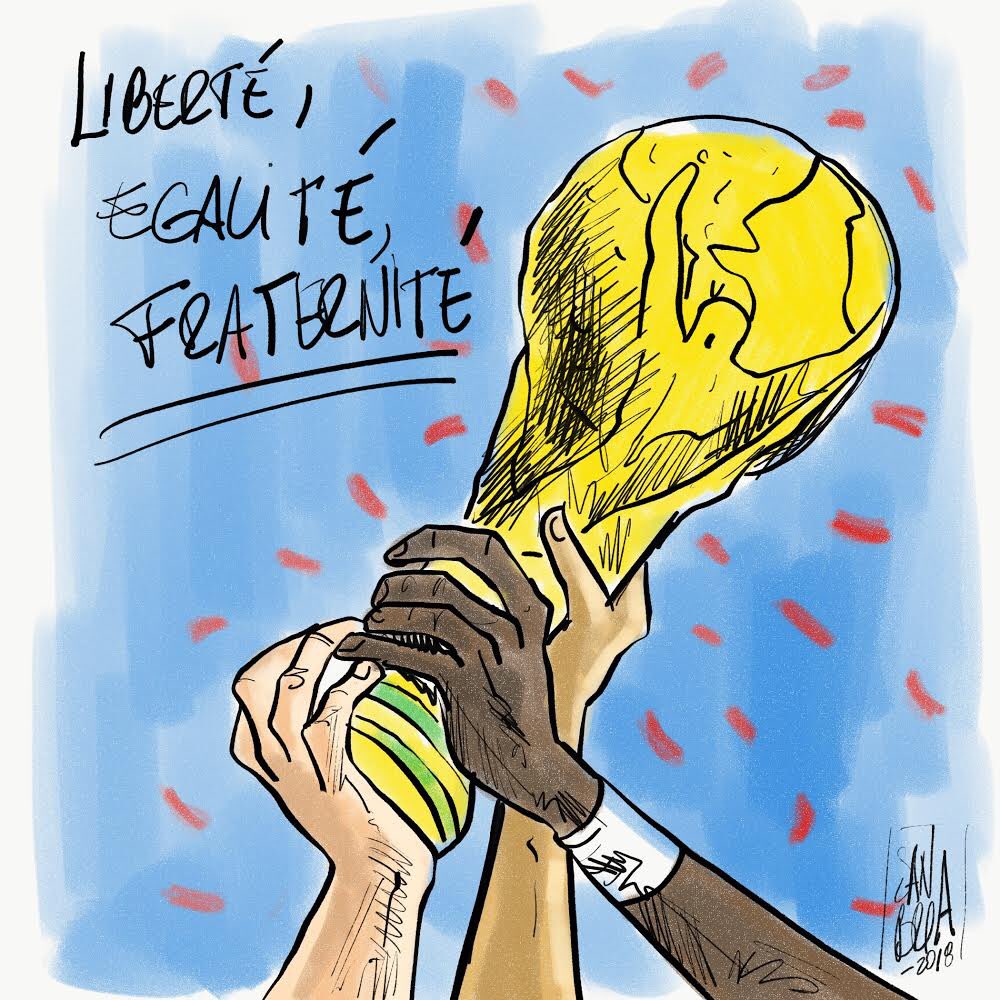 Meridianoonline's tweet photo. La caricatura de hoy por @RicardoSanabria
.
#Francia
#Fifa
#WorldCup
#MeridianoWeb
#Rusia2018xMTV https://t.co/JTk7XolfNl