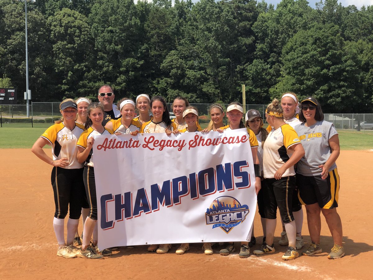 HawksJoseforsky's tweet photo. Way to Finish Ladies!! Winning @LegacyShowcase bracket Championship Game 9-4 over
Gainesville Gold! Awesome Weekend going 7-1 overall -Great Pitching, Hitting, and Defense! @OhioHawks π€ππ¦
https://t.co/FIhmV1b3Rd