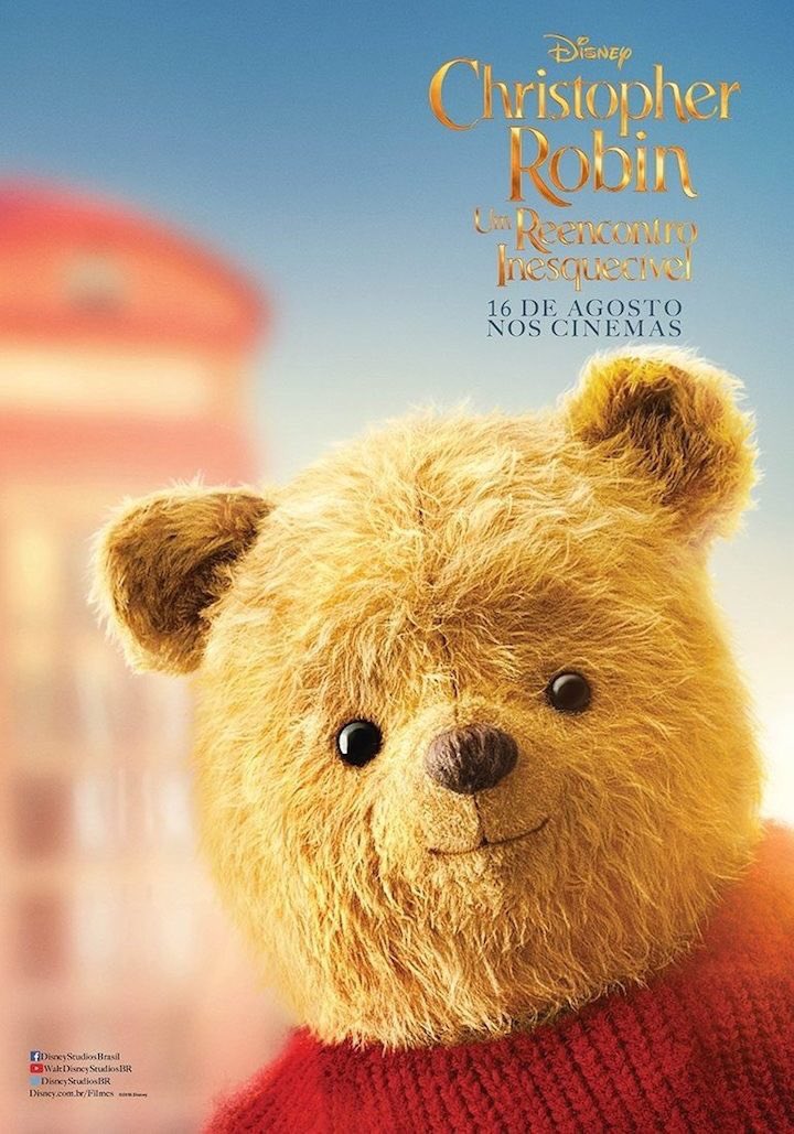 MoviePlusGT's tweet photo. Nuevos pósters individuales de #ChrisropherRobin para morirte de ternura. https://t.co/M1uV68yOMo