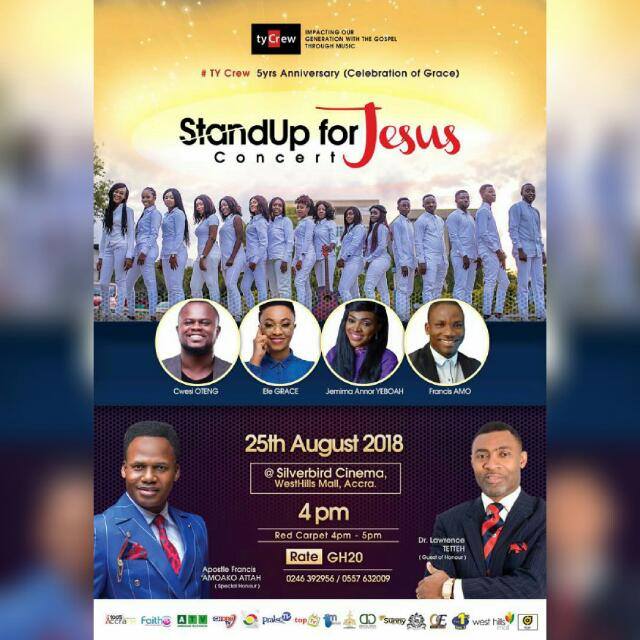 DannyJnr6's tweet photo. Can't wait to be there
#TYCrew #StandUpForJesus #WesthillsMall #Silverbird #August25th #4pm #RedCarpet #CelebrationOfGrace #HonoringAFather #ApostleAmoakoAtta #RhythmsOfHeaven #tycrewmusicπ―
Come let's celebrate a good father https://t.co/NMCVyLRLXC