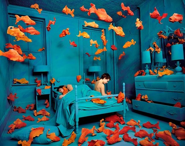 artnet's tweet image. Take the plunge
Our "Select Photographs" auction includes classic and contemporary works, such as this Sandy Skoglund photo, "Revenge of the Goldfish." The image typifies the artist's surreal, colorful style and use of elaborate sets. Learn more: artnt.cm/2NNYwHh