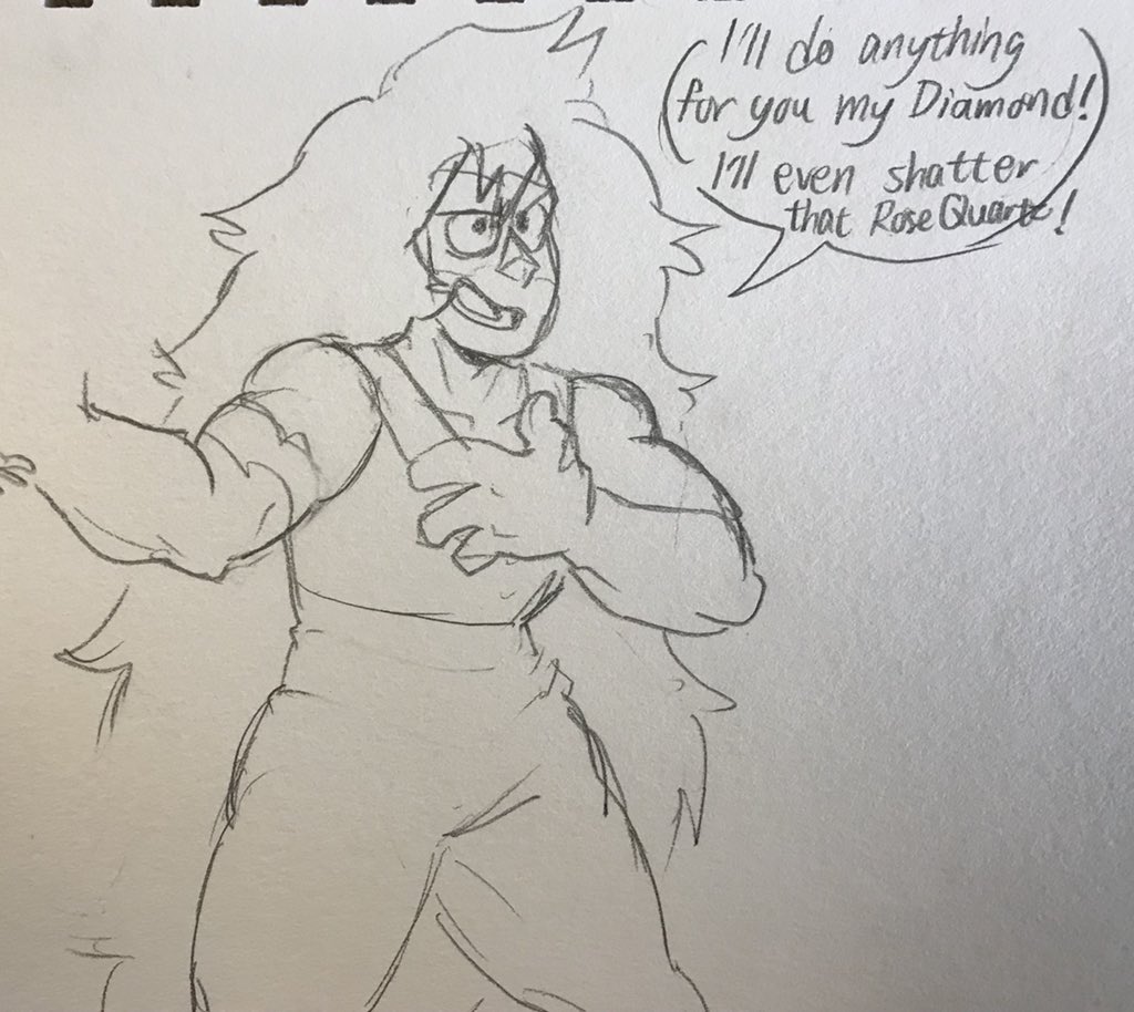 #stevenuniverse some Jasper drawings 