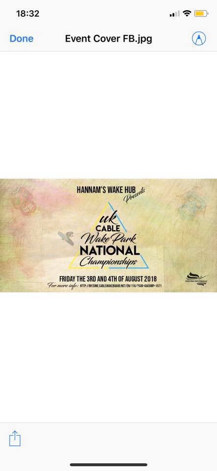 JamesACollinson's tweet photo. Less than 3 weeks to go - #2018GBCableNationals #hannamswakehub https://t.co/8LTcqsw3p3