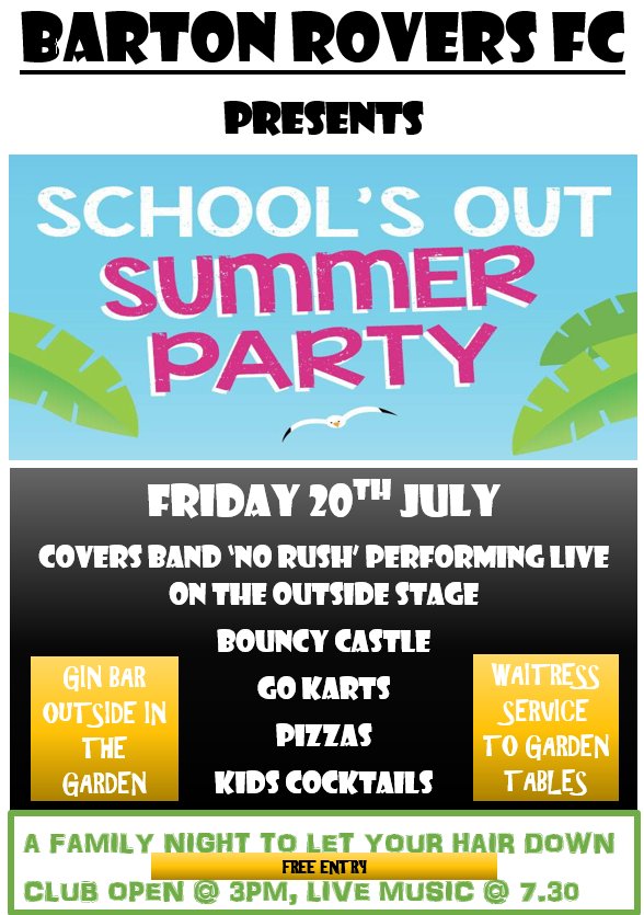 This Friday come and let your hair down, schools out for summer 🌞🍺🍹
