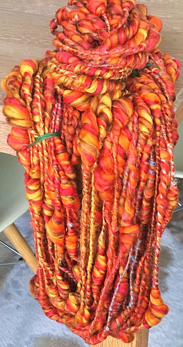 Hubble bubble hand spun wool #handmadebyme #handmade