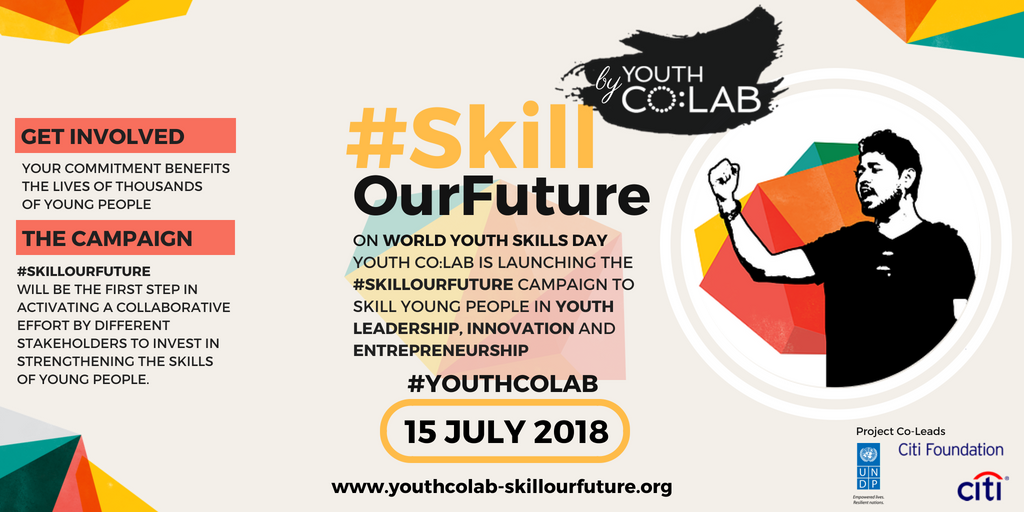 UNDP_Pacific's tweet photo. Youth could drive our next economic miracle and only by giving them the skills they need can they realize their full potential. #SkillOurFuture campaign begins 15 July #YouthCoLab Get involved here: https://t.co/eFyTSNEawQ https://t.co/IewCm3s984