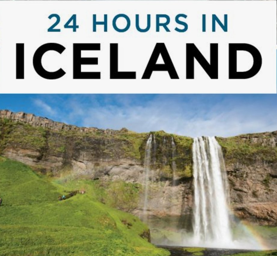 "24 Hours in Iceland" graphic